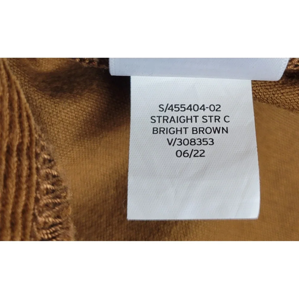 Lot of 2 Gap Straight Fit Corduroy Pants Mens 36x33 Green Brown 455404-00 02